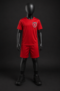Kids Jordan Red Jersey Set 🇯🇴
